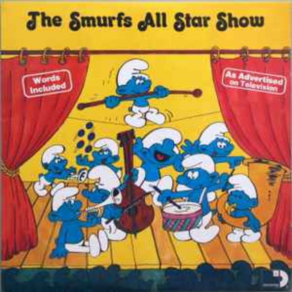 The Smurfs ‎– The Smurfs All Star Show LP Record Album